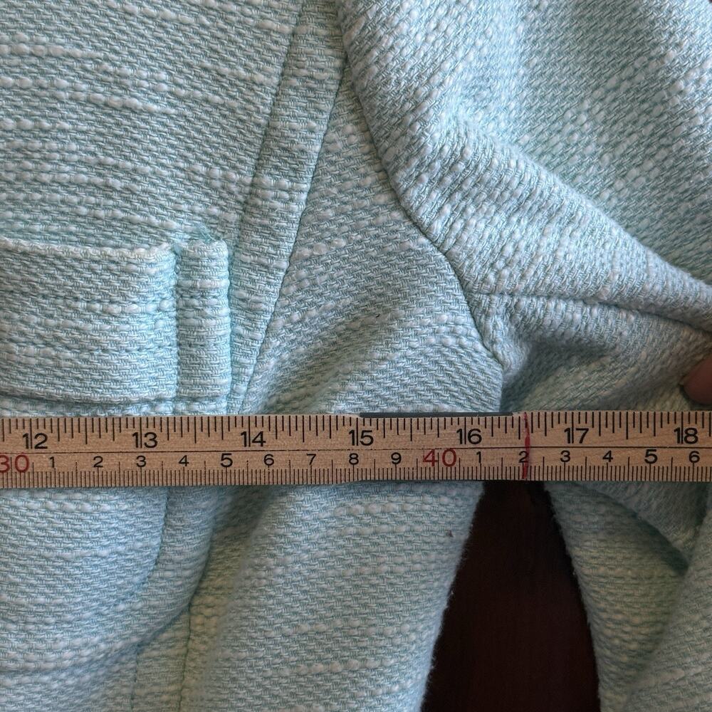 Vtg Banana Republic Women Aqua Green Coat As Seen On Rory Gilmore Size XS Y2K - Picture 10 of 11